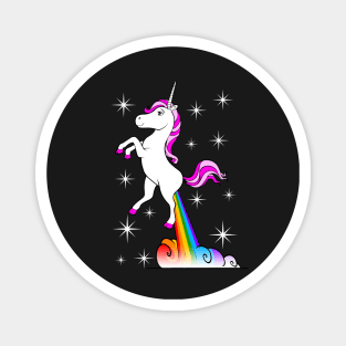 Unicorn Farting Rainbow Magnet